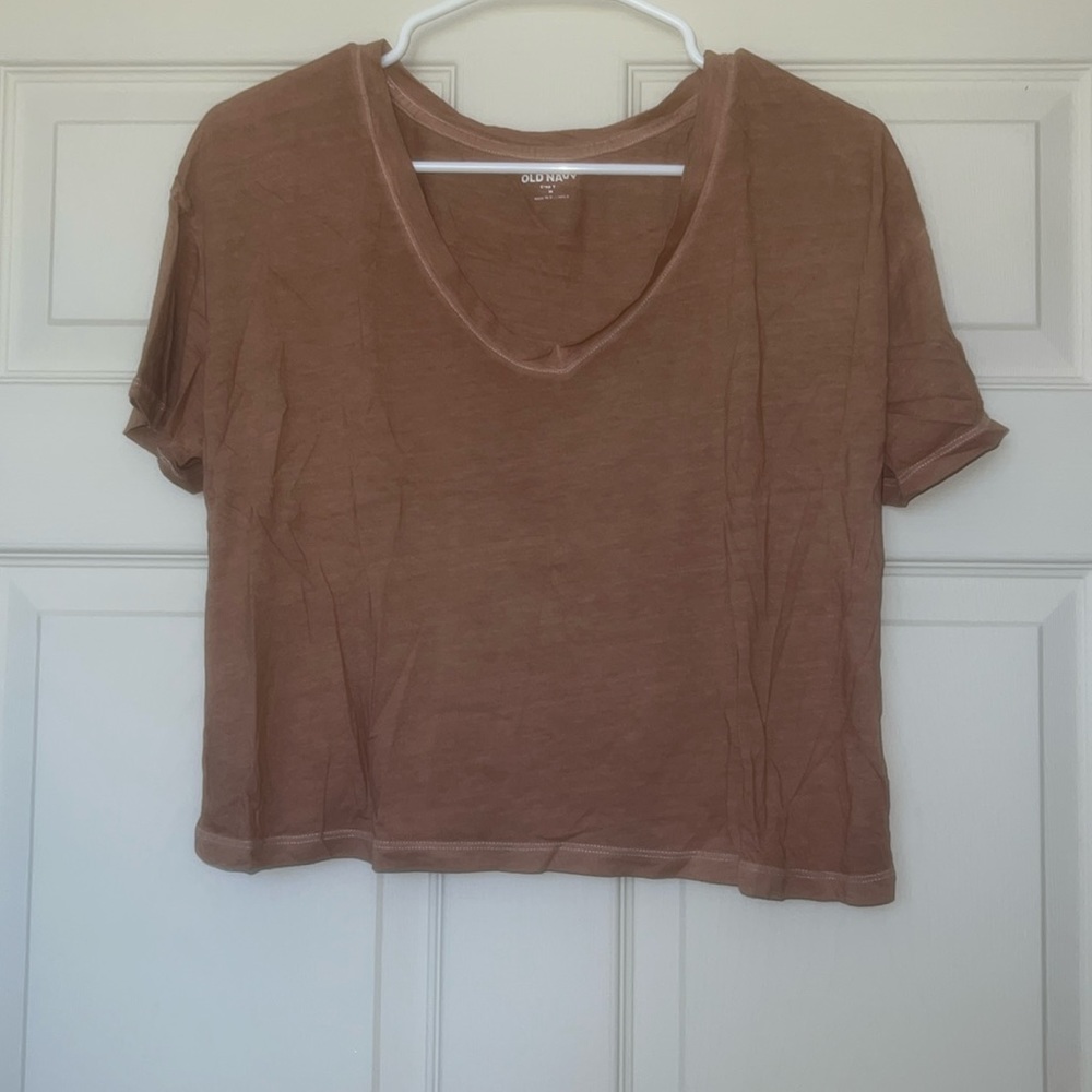 Old Navy cropped v-neck